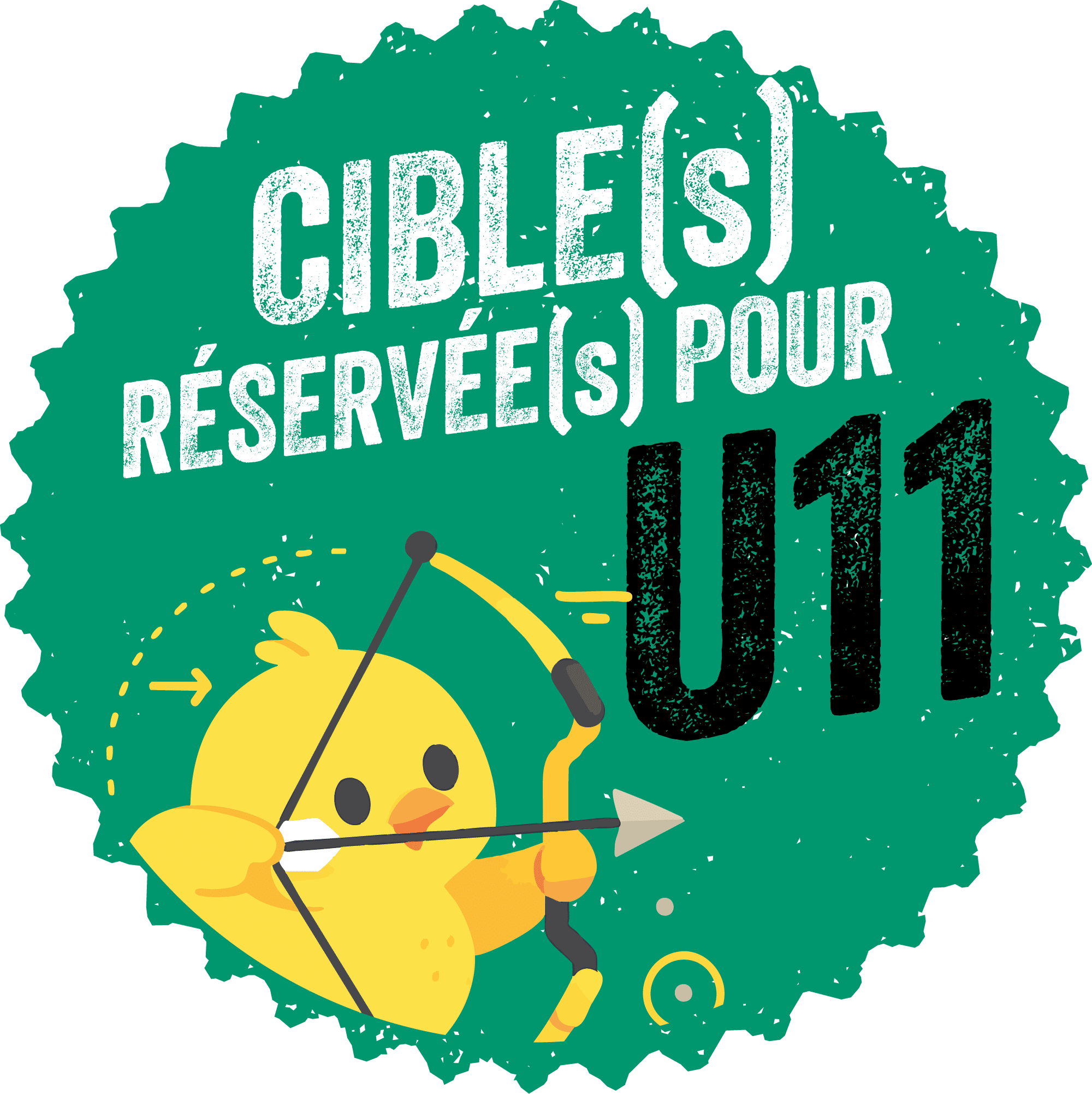 Cible(s) réservée(s) pour le U11 - format rond