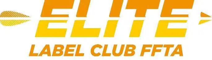 Logo officiel du label club FFTA Élite.