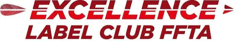 Logo officiel du label club FFTA Excellence.