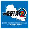 Logo CDTA62 - Fond bleu - web & social